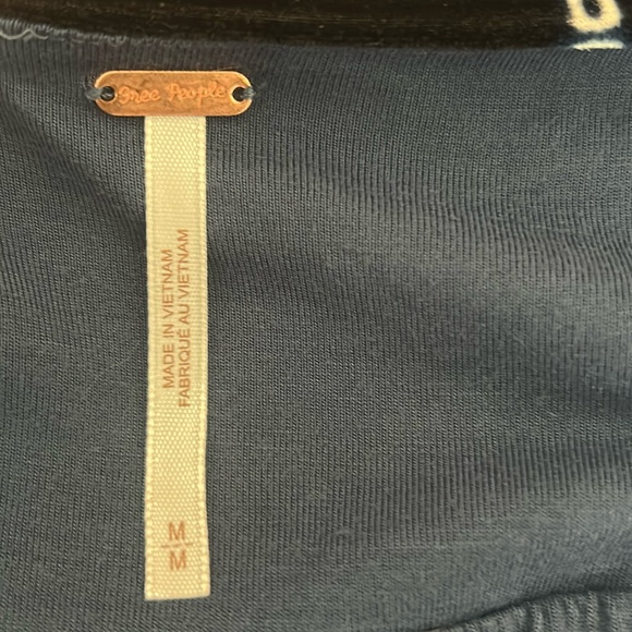 Free People Velvet Multicolor Long Sleeve Dress - Picture 3 of 6